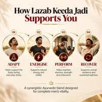Lazab Keeda Jadi Max Capsule – Premium Ayurvedic Formula for Stamina, Vitality & Men's Wellness thumbnail 7