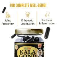 Vaidban Kala Gond Capsules – Ayurvedic Pain Relief Capsules for Joint Pain & Knee Pain thumbnail 2