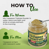 Vaidban Triphala Amrit – Fine Powder (Churna) of Harad, Baheda & Amla for Digestion, Detox & Gut Health thumbnail 4