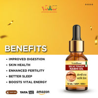Vaidban Selvi Touch Nabhi Oil (10ml) – Ayurvedic Belly Button Oil for Skin Glow, Digestion and Relaxation thumbnail 3
