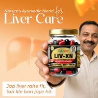 Vaidban LIV-XN Capsules - Reverses Fatty Liver, Supports Digestion & Promotes Liver Health (60 Capsules) thumbnail 1