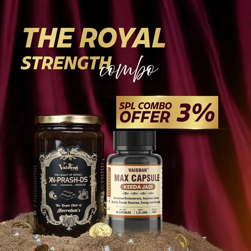 The Royal Strength Combo - XN-Prash-DS & Lazab Keeda Jadi | Premium Vitality Pack