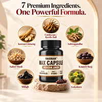 Lazab Keeda Jadi Max Capsule – Premium Ayurvedic Formula for Stamina, Vitality & Men's Wellness thumbnail 6