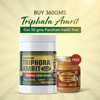 Vaidban Triphala Amrit – Fine Powder (Churna) of Harad, Baheda & Amla for Digestion, Detox & Gut Health thumbnail 10