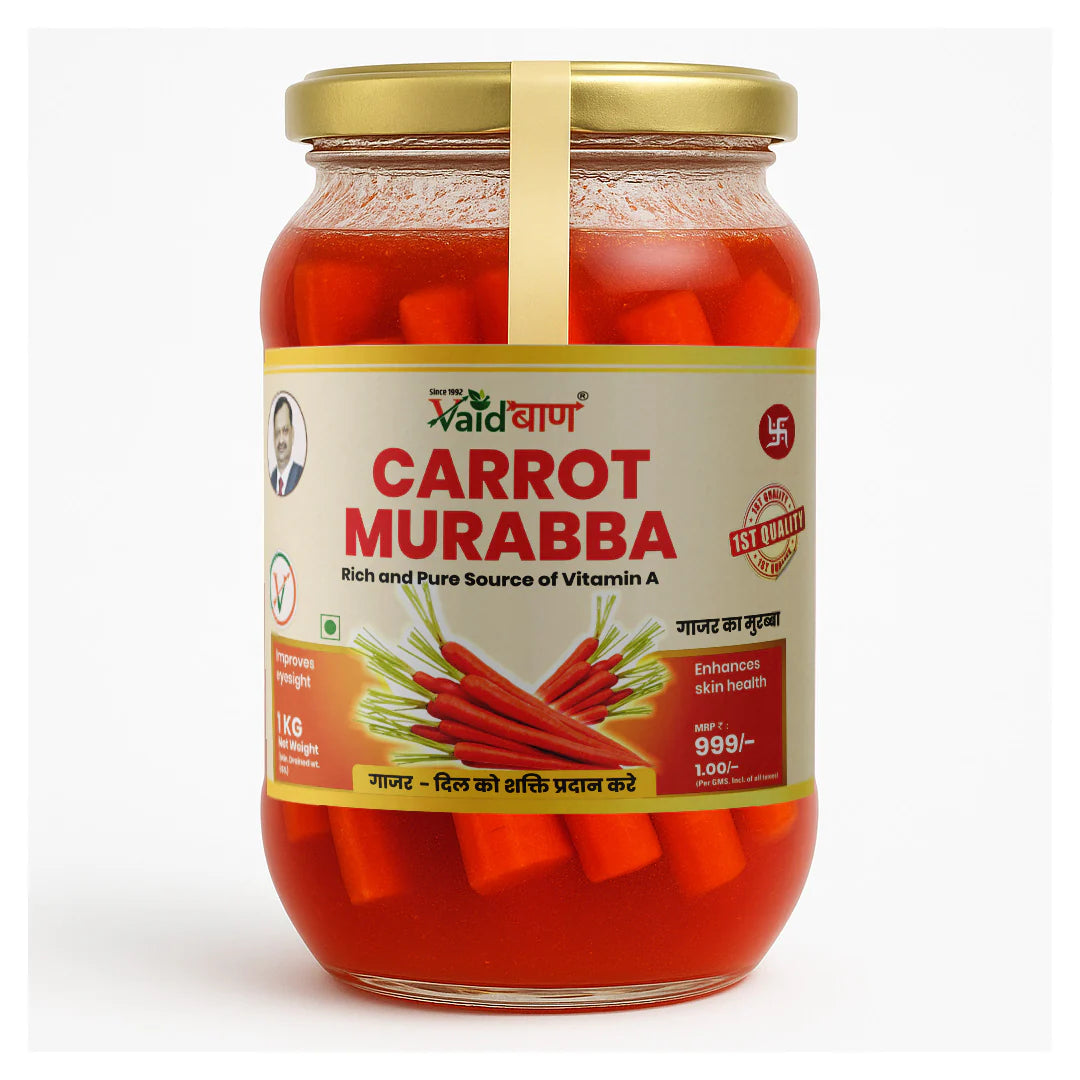 Vaidban Carrot Murabba – Rich Source of Vitamin A for Eye & Skin Health