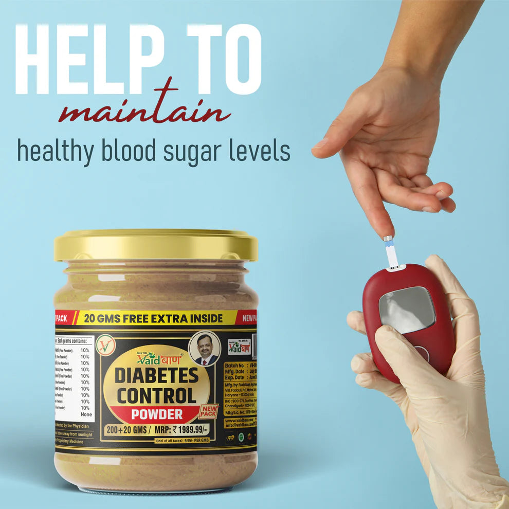 Vaidban Diabetes Control Kit - Ayurvedic Formula to Control Diabetes & Blood Sugar Levels