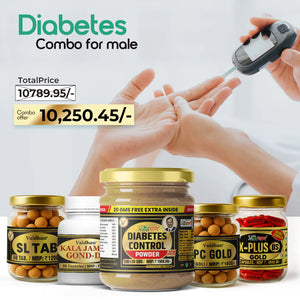 Vaidban Diabetic Care Combo for Men: Comprehensive Blood Sugar and Insulin Support
