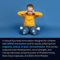 Vaidban Brain & Nerve Care Combo – For ADHD, Autism & Migraine Relief | Improves Memory, Nerve Strength & Focus thumbnail 2