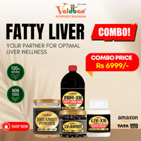 Vaidban Fatty Liver Wellness Combo - Reverses Fatty Liver, Supports Digestion & Promotes Liver Health thumbnail 1