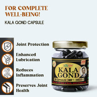Vaidban Kala Gond Capsules – Ayurvedic Pain Relief Capsules for Joint Pain & Knee Pain thumbnail 3