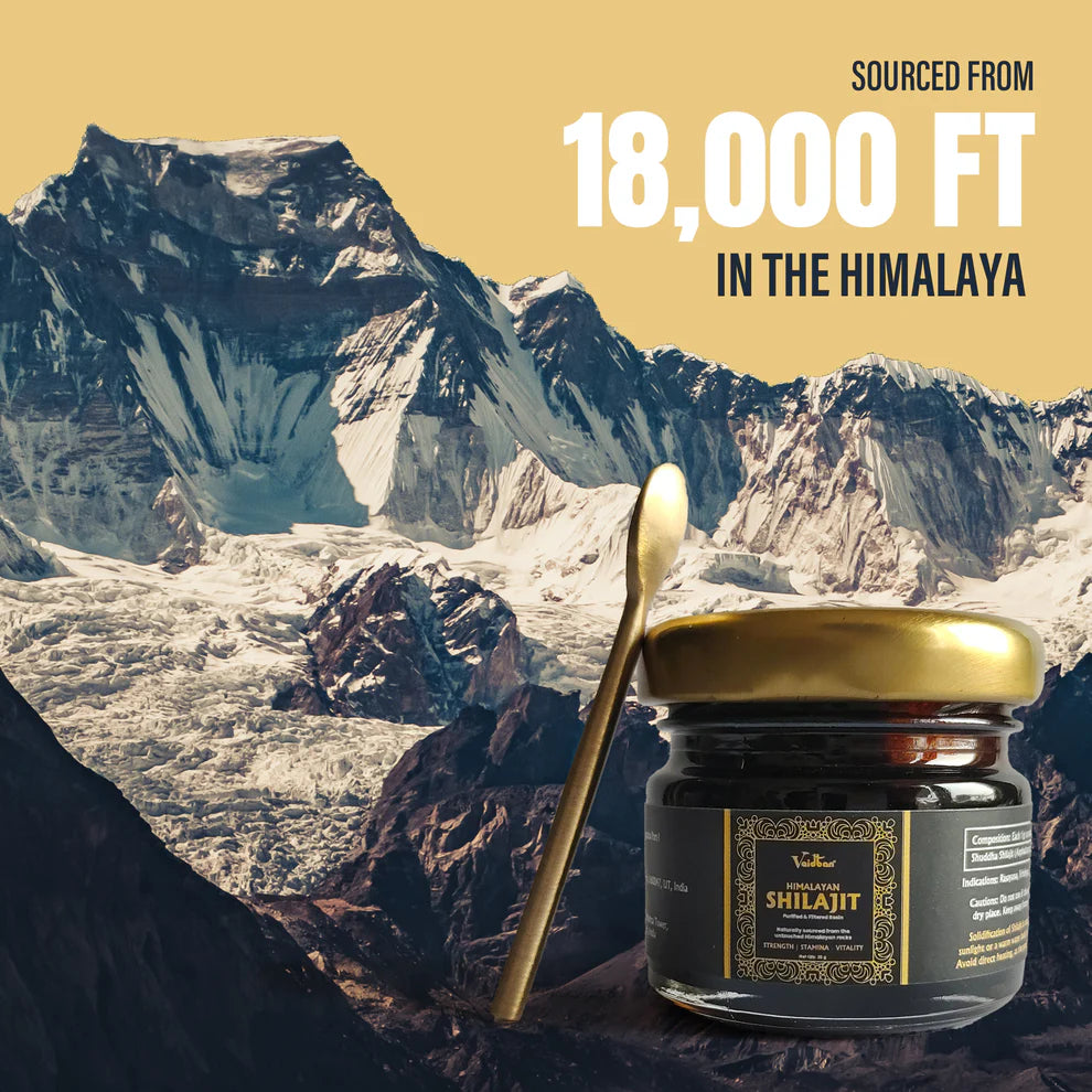 Vaidban Himalayan Shilajit Resin - 78% Fulvic Acid