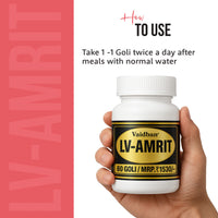 Vaidban LV-Amrit Goli ( 60 Goli ) - Herbal Liver Support thumbnail 4