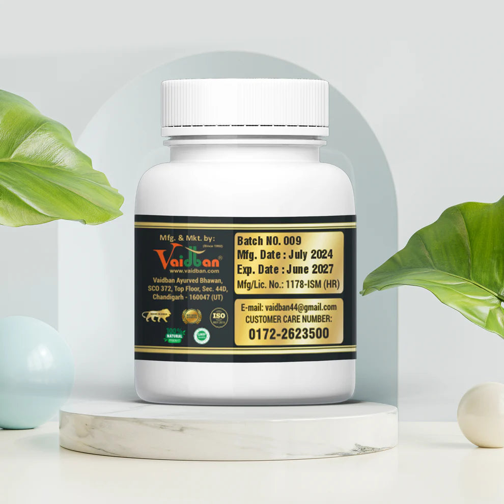 Vaidban LV-Amrit Goli ( 60 Goli ) - Herbal Liver Support