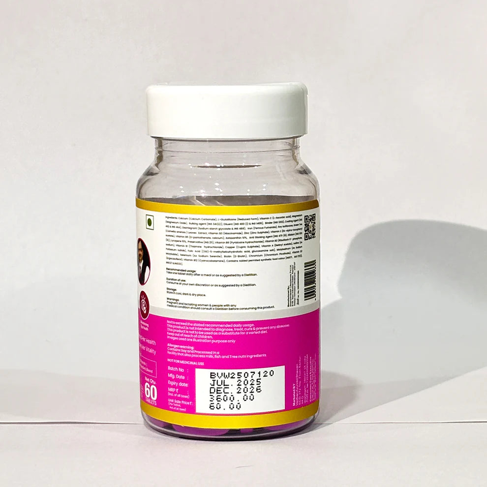 Vaidban Multivitamin Women Tablets – Complete Nutrition for Women