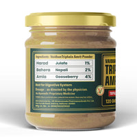 Vaidban Triphala Amrit – Fine Powder (Churna) of Harad, Baheda & Amla for Digestion, Detox & Gut Health thumbnail 6