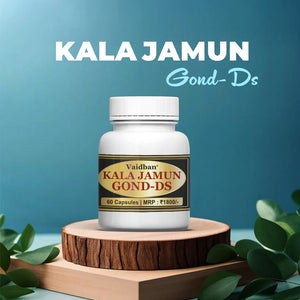 Vaidban Kala Jamun Gond-DS Capsules (Pack of 60 Capsule) - Natural Support for Diabetes Management