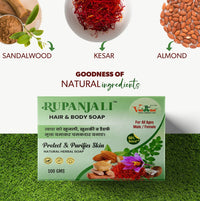 Rupanjali Hair & Body Soap – Herbal Care for Skin & Hair thumbnail 3