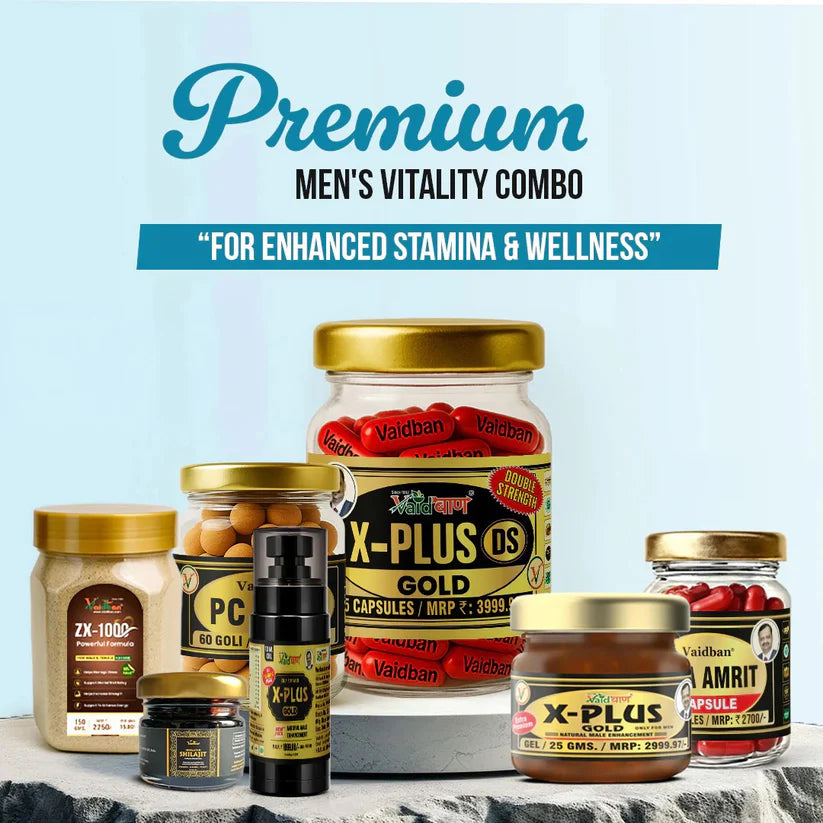 Premium Men’s Vitality Combo – Boost Strength, Stamina & Wellness Naturally