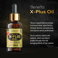 Vaidban X-Plus Gold Oil - Ayurvedic Massage Oil for Men's Stamina & Vitality thumbnail 3