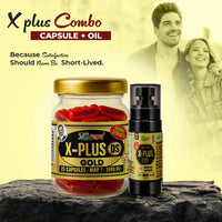 Vaidban X-Plus Gold Capsule & Oil Combo – For Strength, Stamina, Vitality & Men's Wellness thumbnail 1