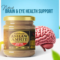 Vaidban Ashaw Amrit Powder – Ayurvedic Support for Focus, Memory & Mental Wellness thumbnail 2
