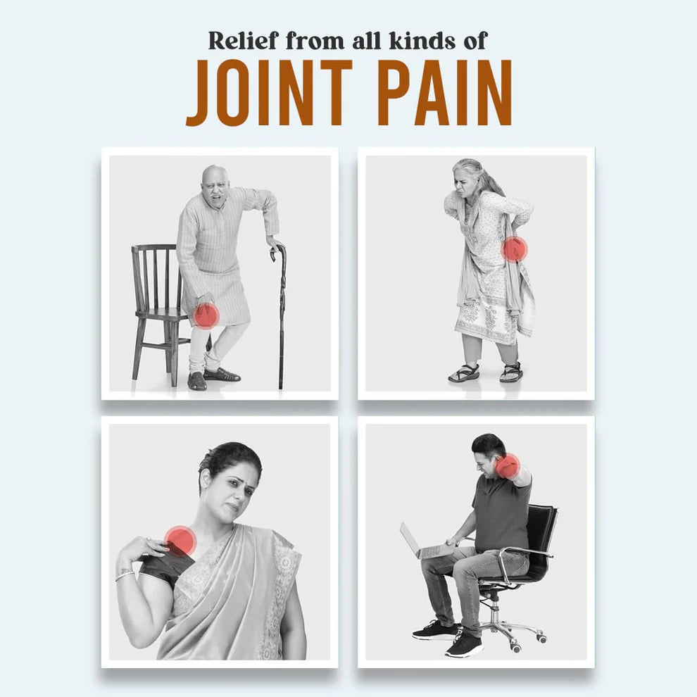 Vaidban Kala Gond Gel – Pain Relief Gel for Joint Pain, Knee Pain, Back & Shoulder Pain (50 gm)