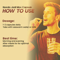 Lazab Keeda Jadi Max Capsule – Premium Ayurvedic Formula for Stamina, Vitality & Men's Wellness thumbnail 4
