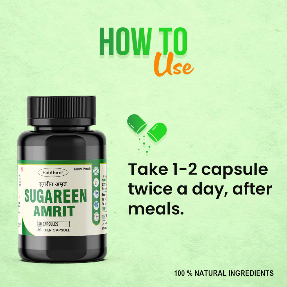Vaidban Sugareen Amrit Capsules
