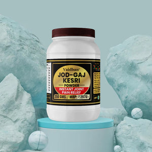 Vaidban Jod-Gaj Kesri Powder: Your Ayurvedic Companion for Joint Pain Relief