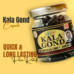 Vaidban Kala Gond Capsules – Ayurvedic Pain Relief Capsules for Joint Pain & Knee Pain