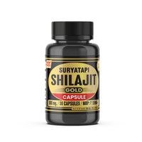 Vaidban Suryatapi Shilajit Gold - 100% Ayurvedic | for Strength, Stamina and Power thumbnail 1