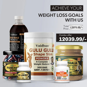 Vaidban Weight Loss & Fat Burn Combo (Ayurvedic Slimming Pack)