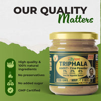 Vaidban Triphala Amrit – Fine Powder (Churna) of Harad, Baheda & Amla for Digestion, Detox & Gut Health thumbnail 3
