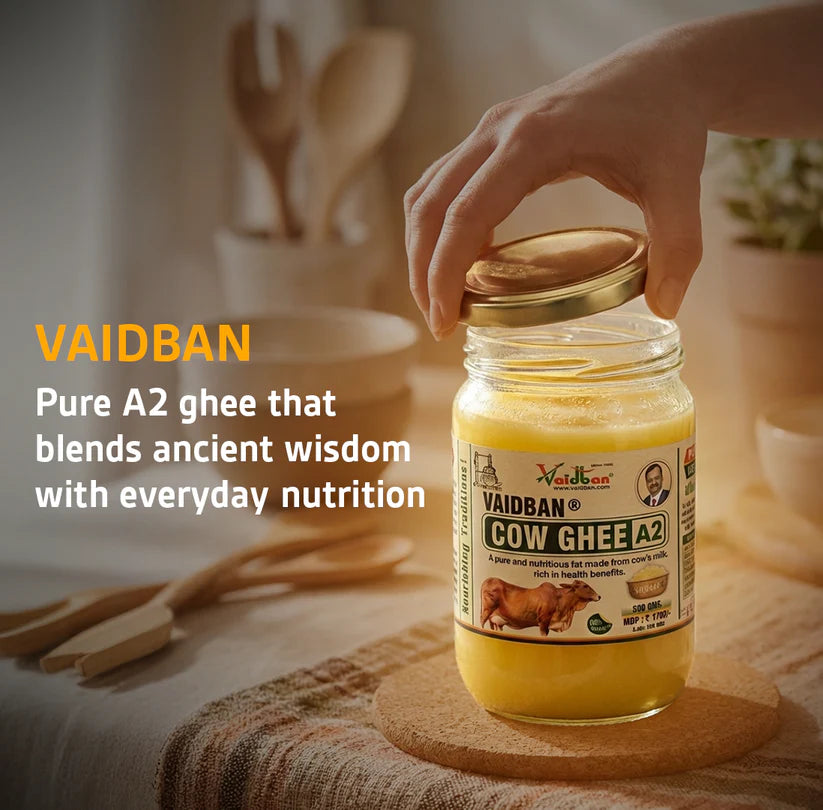 Vaidban A2 Cow Ghee – 100% Natural & Nutritious