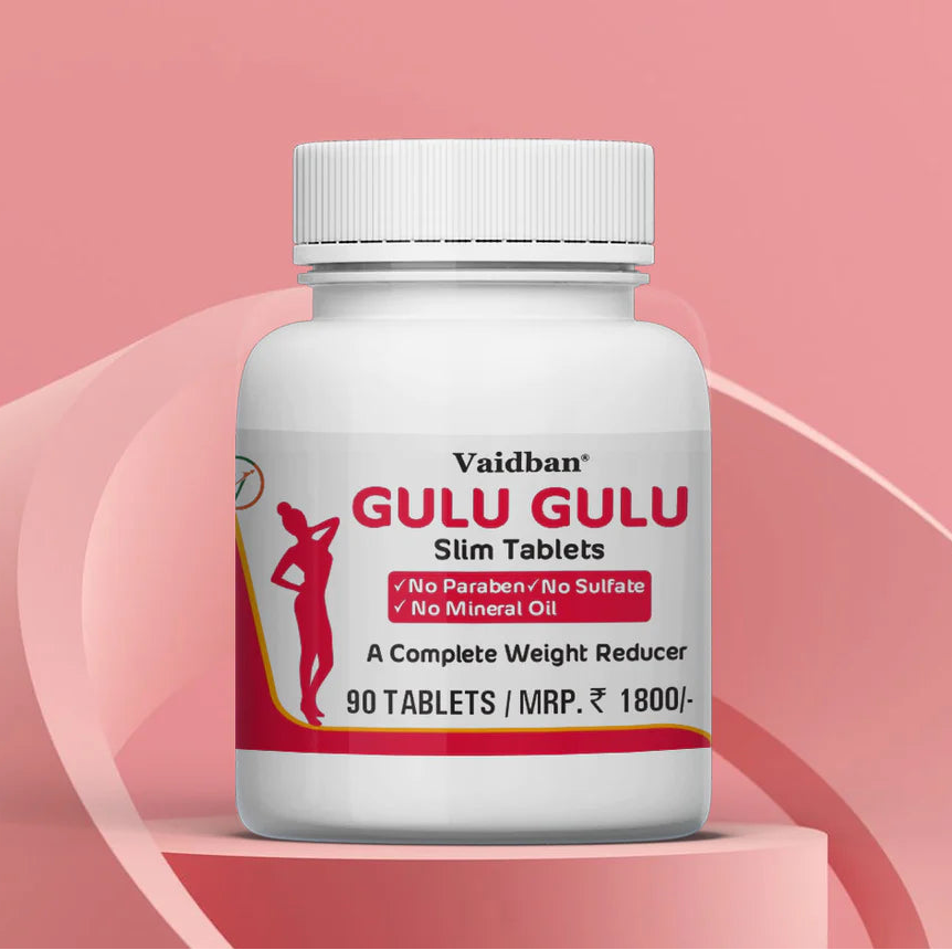 Vaidban Gulu Gulu Slim Tablets - Natural Weight Management & Gut Health Supplement